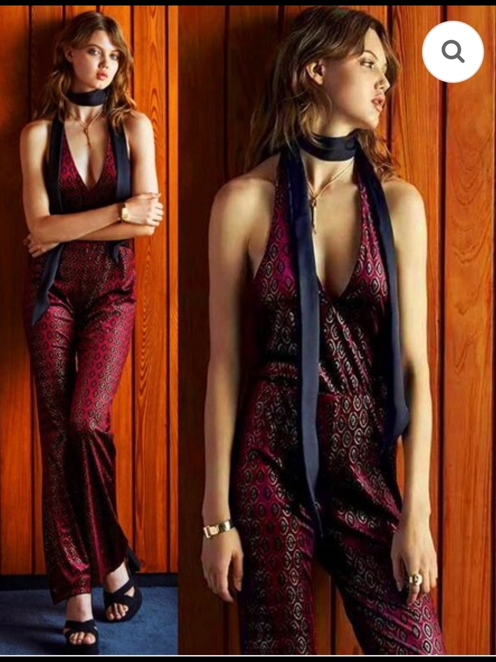 Motel Rocks Baby Jumpsuit In Coin Maroon NWT